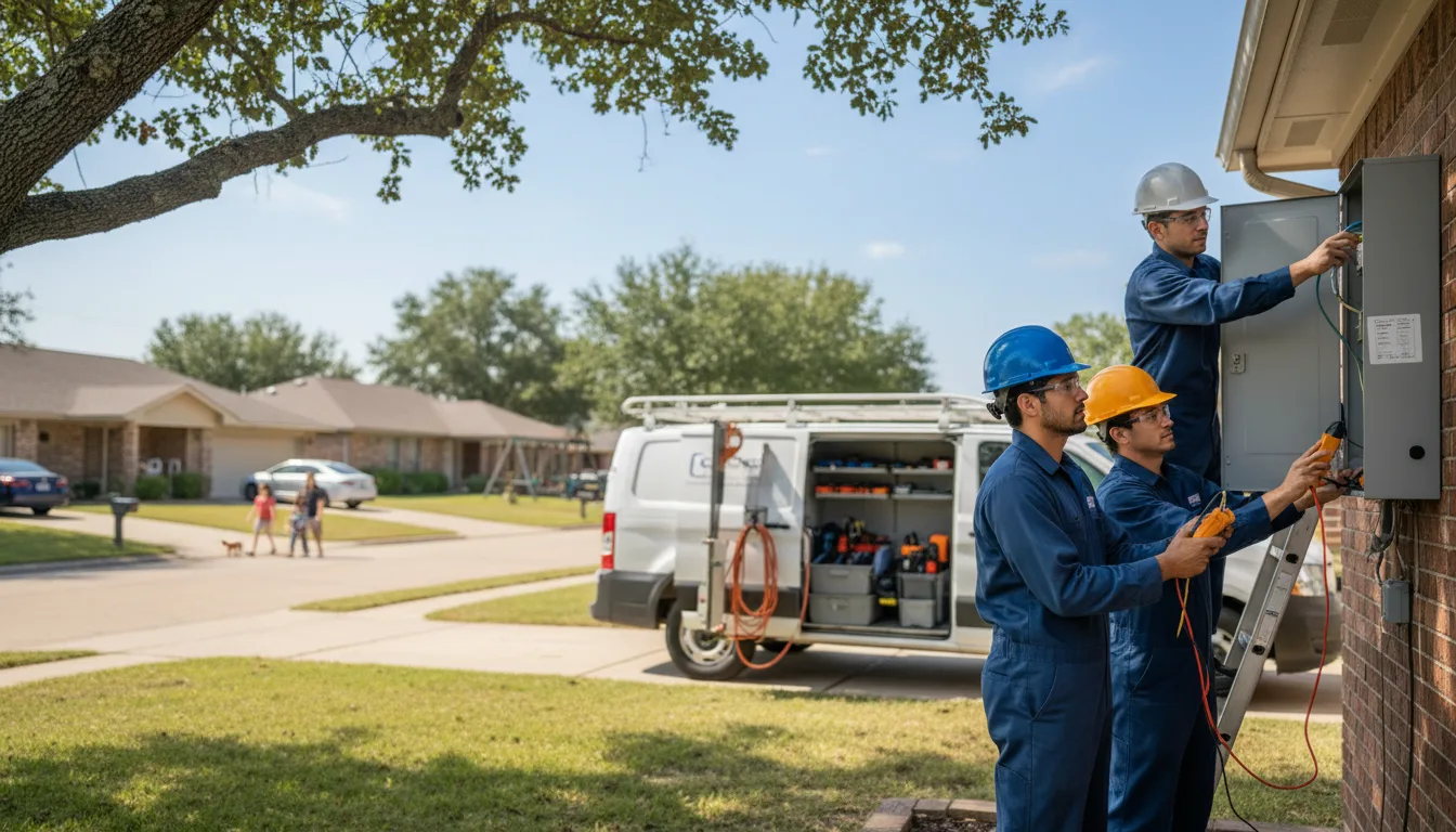 Certified electrician providing emergency electrical services in Jetmore, KS